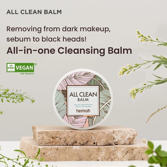 Heimish All Clean Balm- vegan, removes heavy makeup, k-beauty, sensitive skin - Picture 9 of 13